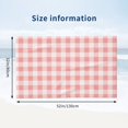 thumbnail image 2 of White Pink Plaid Bath Towels, Microfiber Towel for Bathroom, Highly Absorbent Shower Towels, Quick Dry Large Towel, Yoga Sports Beach SPA Hotel Towel 32x52 Inch, 2 of 5