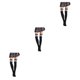 thumbnail image 5 of Guardurnaity Paquete de 2 calcetines a rayas de talla grande hasta el muslo, elásticos, flexibles, cómodos, fáciles de combinar, negro, deportivo, Type1 NO1 Guardurnaity CBP211161, 5 of 6