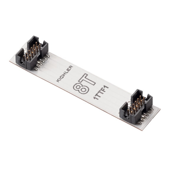 Kichler 8T LED Tape Light Flex Tape to Tape Connector in White Material