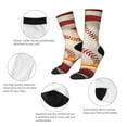 thumbnail image 3 of JUNZAN Baseball Ball With Flag Mens Funny Socks for Men Women Colorful Fun Novelty Crew Patterned Socks, 3 of 6