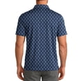 thumbnail image 4 of GENTS BLISS Golf Men Shirts Short Sleeve Shirts for Men Floral Print Men Polo Shirts, 4 of 12