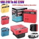 thumbnail image 3 of Power Inverter for DeWalts For Makitas18-21V Battery To AC 220V Output Inverter, 3 of 5