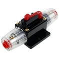 thumbnail image 3 of Circuit Breaker Resettable Fuse Holder with Manual Reset Switch12-48V DC Circuit Breaker Switch Safe Car Audio Inline Circuit Breaker Holder for Car Truck Bus RV Boat (Black/20A), 3 of 11