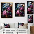 thumbnail image 4 of Designart "Treasures Of Radiant Peony Garden" Peonies Floater Framed Canvas Art Print, 4 of 5