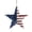 A, variant on Patriotic Metal Barn Star Wall Decor, 3D American Flag Hanging Star for Indoor Outdoor Wall Art, Rustic Mounted Decoration for 4th of July, Veterans Day & Election Decor