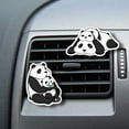 thumbnail image 5 of WIRESTER Car Air Freshener Fragrance Vent Clip Interior Decoration for Cars with Lemon Scented Pad - Panda Mother Baby Lying, 5 of 7