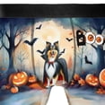thumbnail image 4 of Happy Halloween Vampire Shetland Sheepdog BOO with Pumpkins Fun and Spooky All Over Print Boxer Briefs Underwear for Men Dad Sheltie Dog Lover Gifts - 00018, 4 of 6