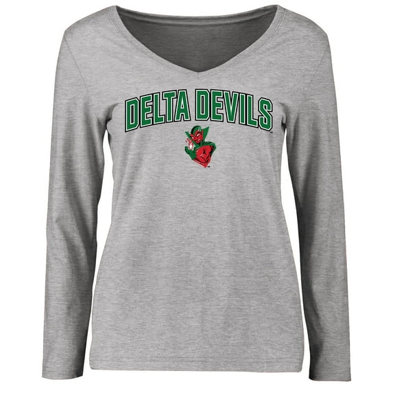 Women's Ash Mississippi Valley State Delta Devils Proud Mascot Long Sleeve T-Shirt