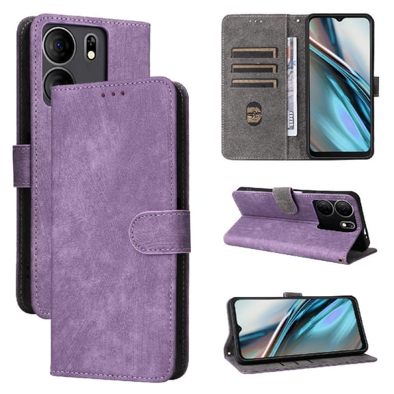 Case for Blu View 5 Magnetic Closure Pu Leather Card Slots Cover Flip Folio Wallet Rfid Blocking