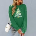 thumbnail image 6 of ‌FDGIU Christmas Sweatshirt for Women 2025 – Merry Holiday Pullover, Cozy Long Sleeve Loose Fit Top‌, 6 of 6