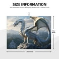 thumbnail image 2 of Yiaed Mountain White Dragon Print Highly Absorbent Microfiber Kitchen Counter Mat, Dish Drying Pad for Dishes, Utensils, Pots and Pans, Large 18" x 24", 2 of 7