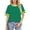 Dark Green, variant on GIPQJK Tshirts for Women Striped Short Sleeve Crew Neck Loose Tops Casual Trendy Basic Color Block Clothes,Royal Blue 2XL