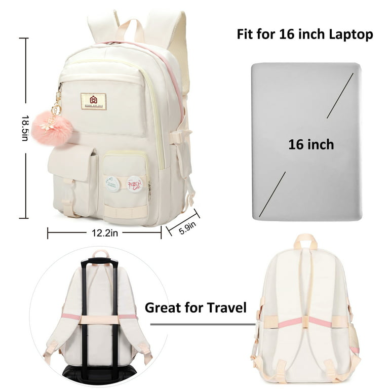Women Casual Canvas Backpack Simple Fashion Bag College Student Schoolbag  Kawaii Girl Travel Book Bags College Laptop Backpacks - AliExpress