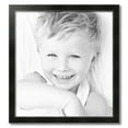 thumbnail image 2 of ArtToFrames 25" x 27" Honors Black with Silver Picture Frame, 25x27 inch Black Wood Poster Frame (WOM-5157), 2 of 7