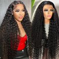 thumbnail image 1 of Pelucas de encaje en la parte delantera Keshon Deep Wave con un 200% de densidad, cabello humano, 1 of 7