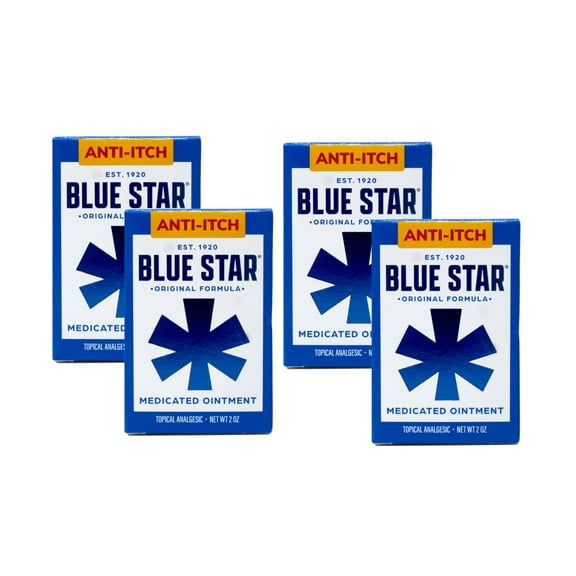 Blue Star Ointment - 2 oz Pack of 4