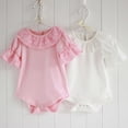 thumbnail image 4 of Seyurigaoka Newborn Baby Girls Cotton Bodysuit Romper Jumpsuit Outfits Clothes 0-18M, 4 of 5