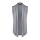 thumbnail image 2 of CHALECO SIN MANGAS ASIMÉTRICO ABIERTO PARA HOMBRES INSPIRAR CHIC 34 GRIS, 2 of 8