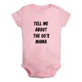 thumbnail image 2 of iDzn Tell Me About The 00's Mama Funny Rompers For Babies, Newborn Baby Unisex Bodysuits, Infant Jumpsuits, Toddler 0-24 Months Kids One-Piece Oufits, 2 of 5