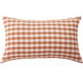 thumbnail image 3 of Decoración Retro Checkers Plaids Fundas de almohada de lino de algodón 12X20 pulgadas Fundas de almohada decorativas de granja Funda de cojín para sofá cama Juego de 4 Namotu CZJJ-ZC9, 3 of 5
