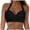 Black, variant on TOWED22 Women Underwire Bikini Top - Push Up Swimsuit Top Twist Front Swim Bra Retro Bathing Suit(Mint Green,XXL)