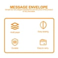thumbnail image 3 of LEEYNEER 25 Pcs Catalog Transparent Kraft Paper Photo Envelopes Office 10x8cm Khaki, 3 of 8