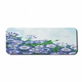 thumbnail image 1 of Flower Computer Mouse Pad, Bunch of Fresh Wildflowers in Grass Vivid Spring Daisy Bloom over Sky Floral Design, Rectangle Non-Slip Rubber Mousepad Large, 31" x 12", Blue Green, by Ambesonne, 1 of 2