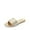 GOLD, variant on Dream Pairs Women’s Fashion Slide Sandals – Casual Slip-On Flats with Printed Footbed