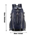 thumbnail image 3 of 40L Lightweight Hiking Backpack, Waterproof Outdoor Camping Rucksack, Multi-functional Travel Daypack for Climbing, Trekking and Day Trips., Navy, 3 of 3