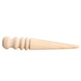 thumbnail image 1 of Pulidor de bordes de madera redondo para artesanía en cuero, bruñidor de varios tamaños para cuero, 1 of 5