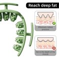 thumbnail image 3 of Foam Roller Massager Tools, Massage Roller Fit Roll Massager Leg Massage Stovepipe Device Massage Tool For Relieve Muscle Soreness, Stiffness (green), 3 of 5