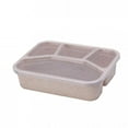 thumbnail image 4 of Lunch Box Reusable 4-Compartment Plastic Divided Food Storage Container Boxes, 4 of 9