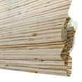 thumbnail image 5 of TWOPAGES Cordless Natural Bamboo Blinds 35"x64" Light Filtering Roman Shade for Indoor Window, Beige Brown, 5 of 6