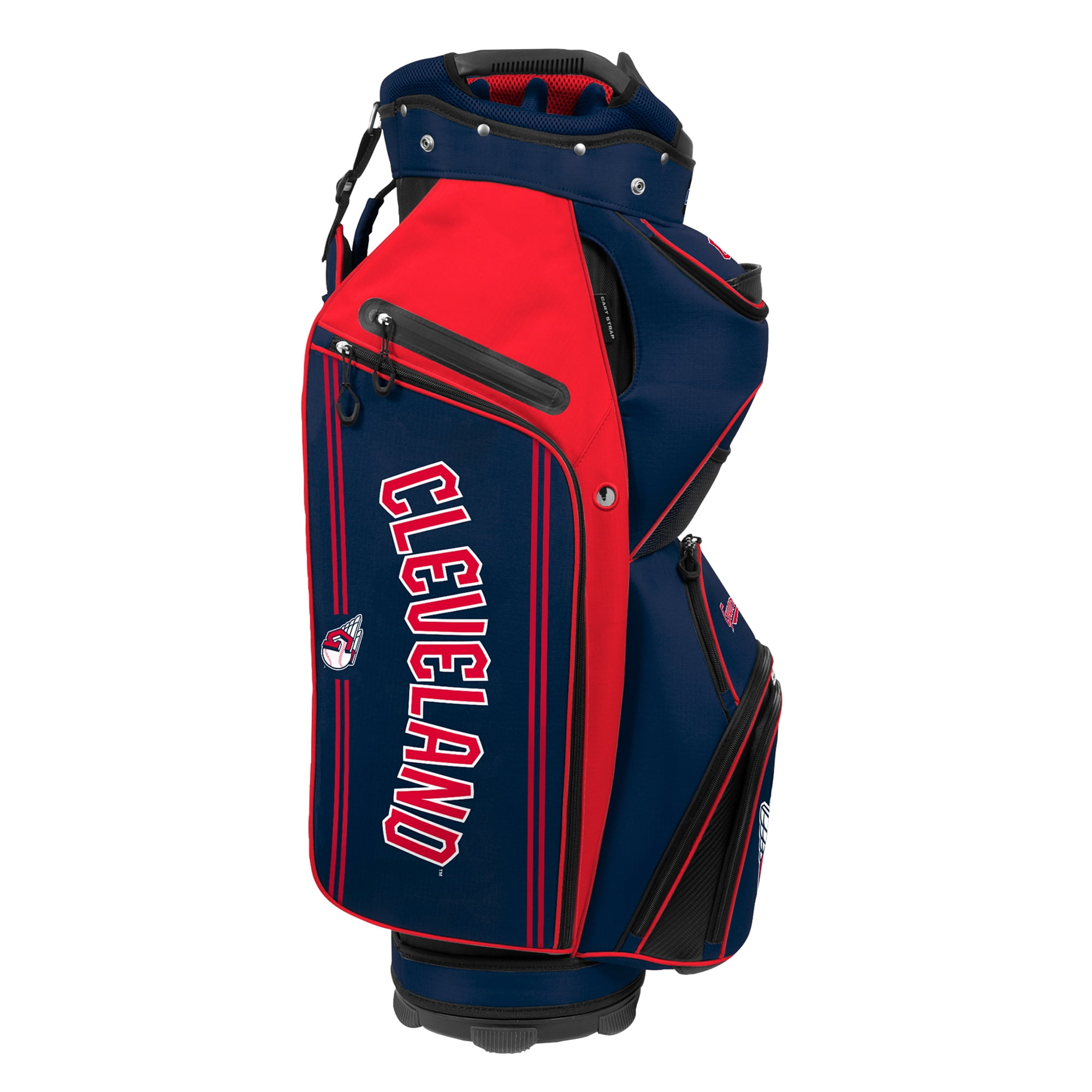 WinCraft Cleveland Guardians Bucket III Cooler Cart Golf Bag