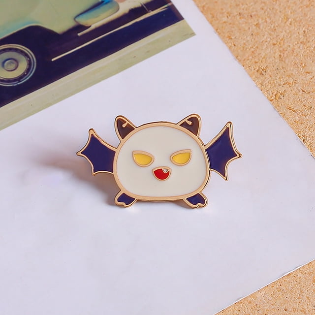 XYAIYT Halloween Metal Badge Pin Pumpkin Lantern Ghost Brooch Long Lasting Festive Accessory for Clothes Bags Pin Fixing Device Decoration Unique Design