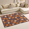 thumbnail image 2 of SKYSONIC 36x24in Fall Pumpkin Harvest Area Rug, Autumn Maple Leaf Non-Slip Floor Carpet for Indoor Living Dining Room Bedroom, 2 of 5