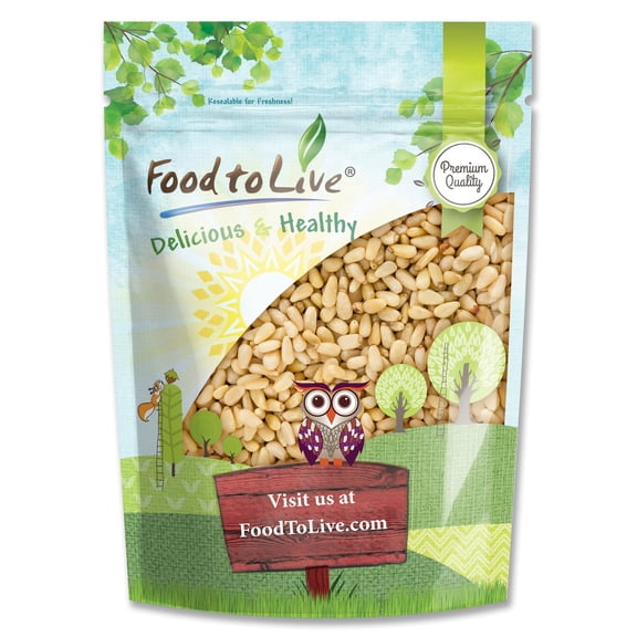 Food to Live, Pine Nuts, 2 Pounds, Raw