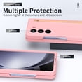 thumbnail image 6 of Allytech for Samsung Galaxy Z Fold5 Case with S Pen Stylus Pen & Screen Protector, Full Body Protective Shockproof Rugged Classic Phone Case Cover for Samsung Galaxy Z Fold 5 5G 2023 - Pink, 6 of 7