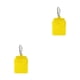 thumbnail image 2 of Moyic Bolsa de almacenamiento de silicona, bolsa de embalaje, pendientes, anillos, organizador, estuche de viaje, contenedor de protección, Amarillo 2piezas, 2 of 6