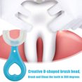 thumbnail image 2 of Ygjytge Cepillo De Dientes En Forma De U De Silicona Cepillo De Cuidado Bucal Ultra Suave De 360 ​​​​Grados Para Niños Ygjytge Para estrenar, 2 of 9