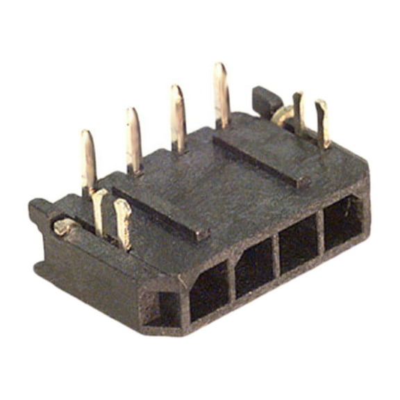 Pack of 4 43650-0403 Connector Header R/A 4POS 3MM :RoHS