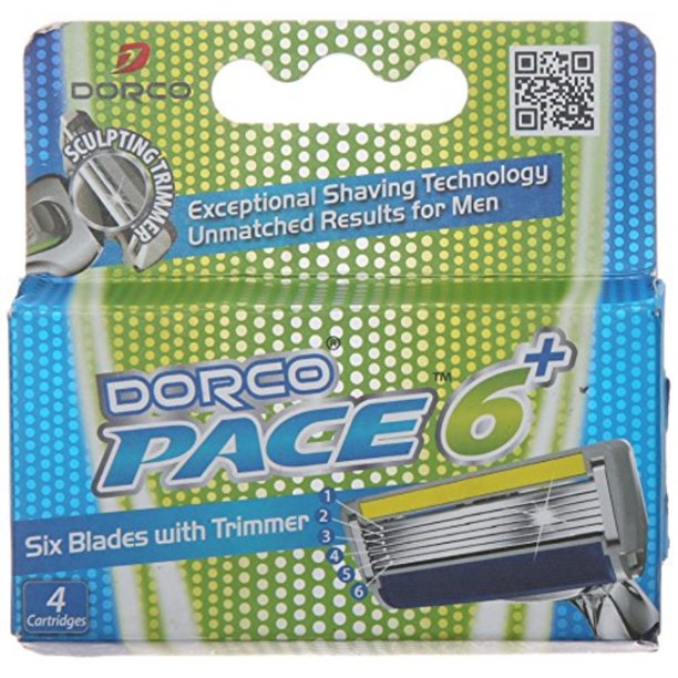 Dorco Pace Razor Blade Refills 6 Blade Razor Cartridge For Men