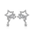 thumbnail image 1 of Pendientes de 5 estrellas, accesorios de moda para las orejas, regalos navideños para tu novia, accesorios de vestir, 1 of 5