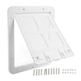 thumbnail image 2 of Inside Pet Door, Cat Screen Door Screw Installation  Prevention  For Pet Cage White S, 2 of 8