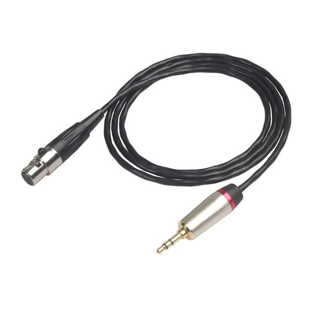 Cable Estéreo de 1/8 Pulgadas Y 3,5 Mm a XLR de para MP3, Teléfono Inteligente, Amplificador, Computadora, Altavoces (negro) 1m Hugo Cable de audio de micrófono