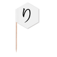 thumbnail image 1 of Japanese Hiragana Character RI Toothpick Flags Cupcake Picks Party Celebration, 1 of 3