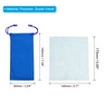 thumbnail image 2 of Uxcell Microfiber Glasses Bag Sunglasses Pouch with Eyeglasses Cleaning Cloth, Blue 6 Pack, 2 of 6