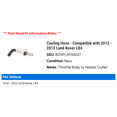 thumbnail image 2 of Cooling Hose - Compatible with 2012 - 2013 Land Rover LR4, 2 of 2
