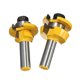 thumbnail image 1 of 2Pcs 1/2-inch Shank Stile Router Bit con Rodamientos Cutter Herramienta de Carpintería, 1 of 6