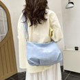 thumbnail image 4 of Beautynvta Trendy Leather Crossbody Bag for Women, Shoulder Handbag with Adjustable Strap, Casual Bag Crossbody Purse for Travel, Light Blue, 4 of 6